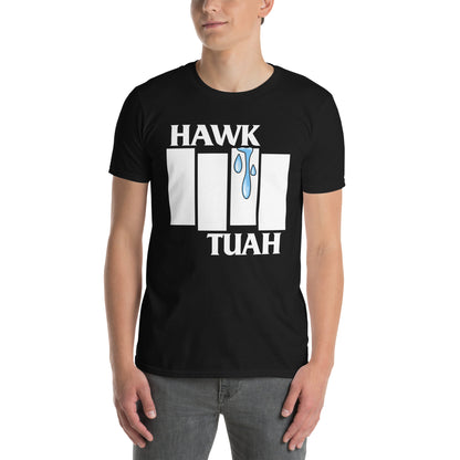 Hawk Tuah Punk Flag Short-Sleeve Unisex T-Shirt